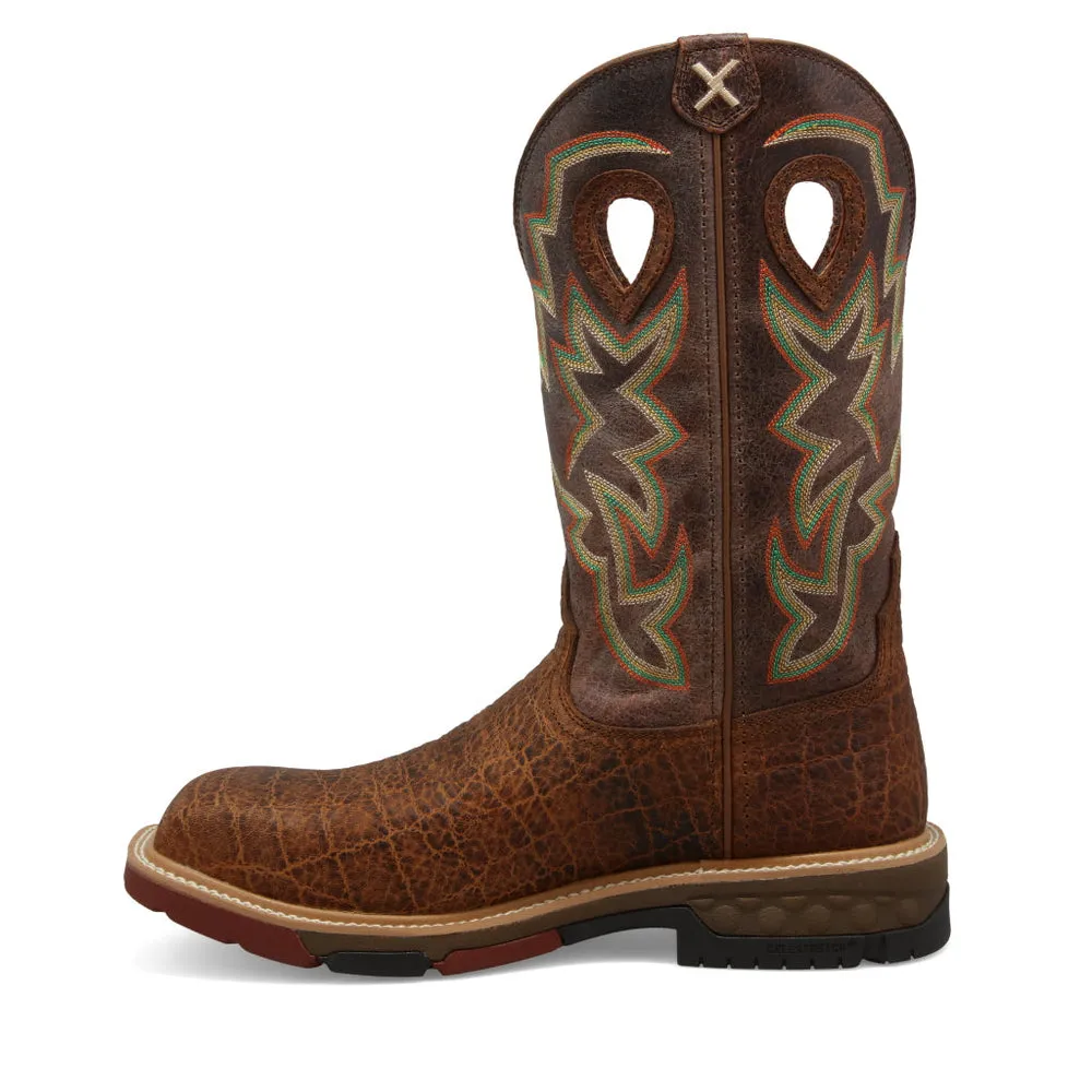Twisted X 12″ Western Work Boot Tan / Tan